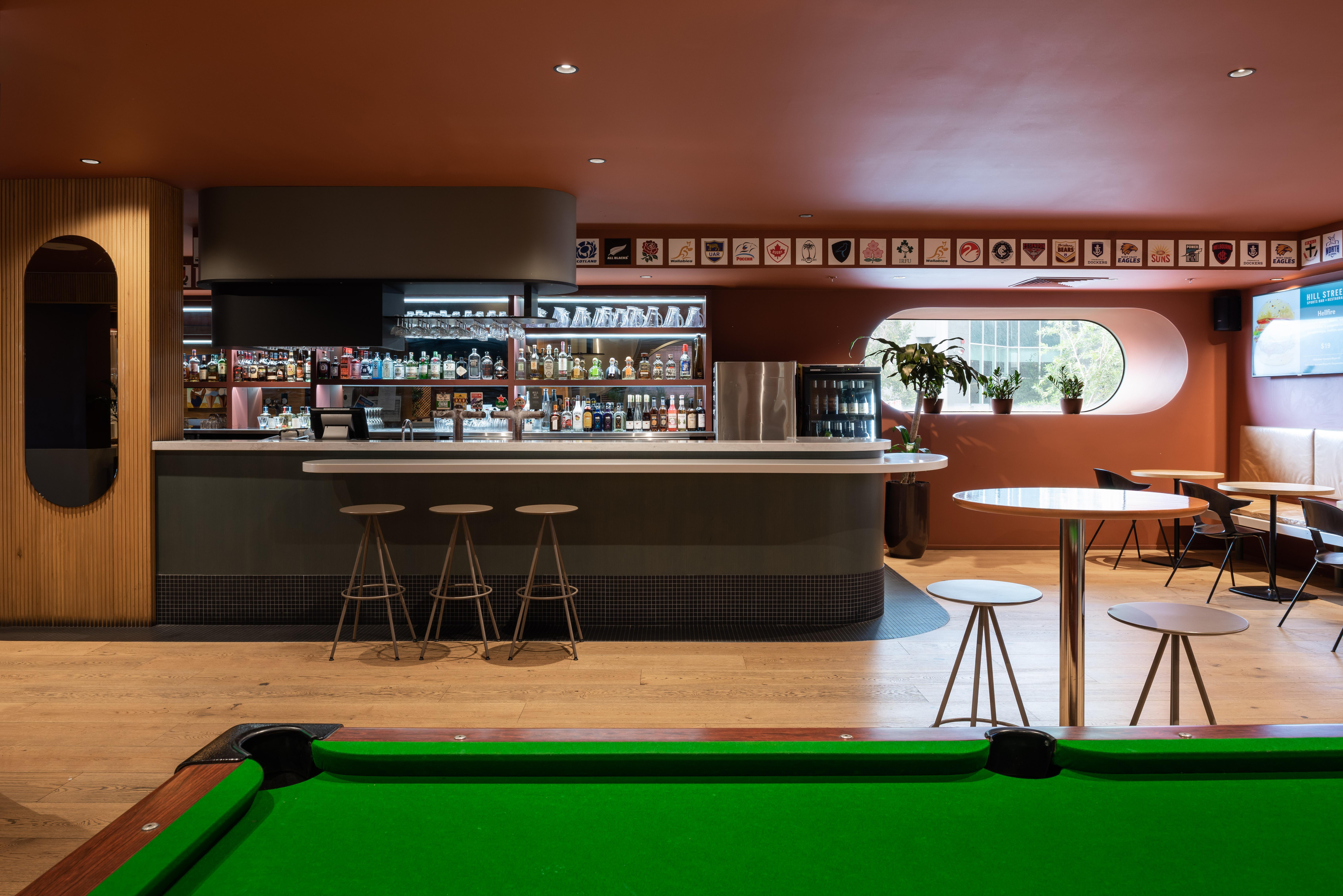 فندق بان باسيفيك بيرث المظهر الخارجي الصورة The bar at the 2012 Olympic Village