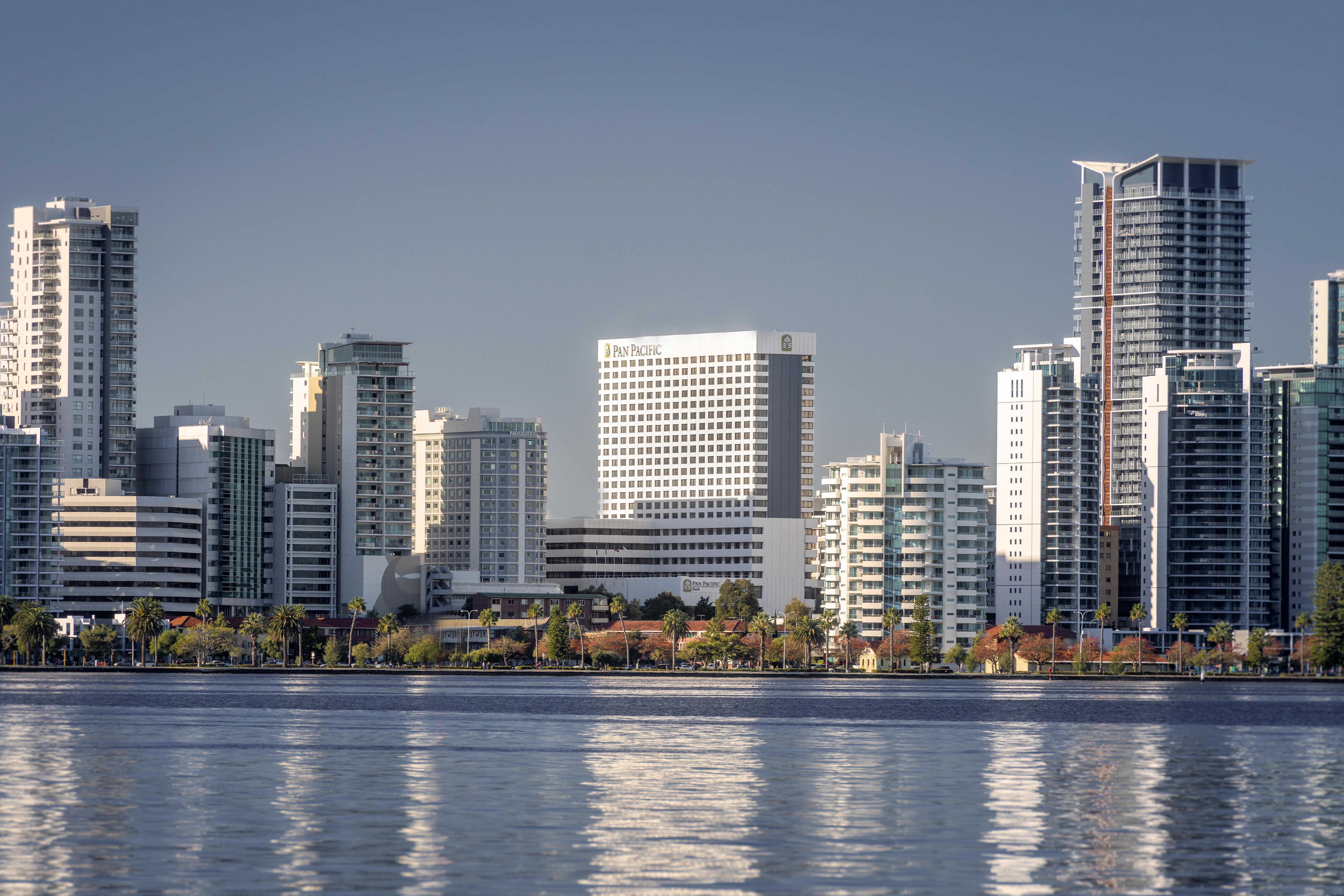 فندق بان باسيفيك بيرث المظهر الخارجي الصورة Downtown San Diego skyline